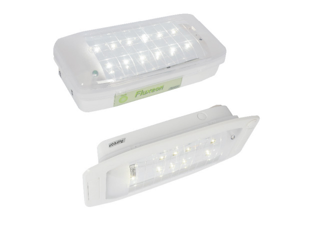 Blocos Autônomos de Sobrepor e Embutir com Leds para Iluminação Não Permanente 